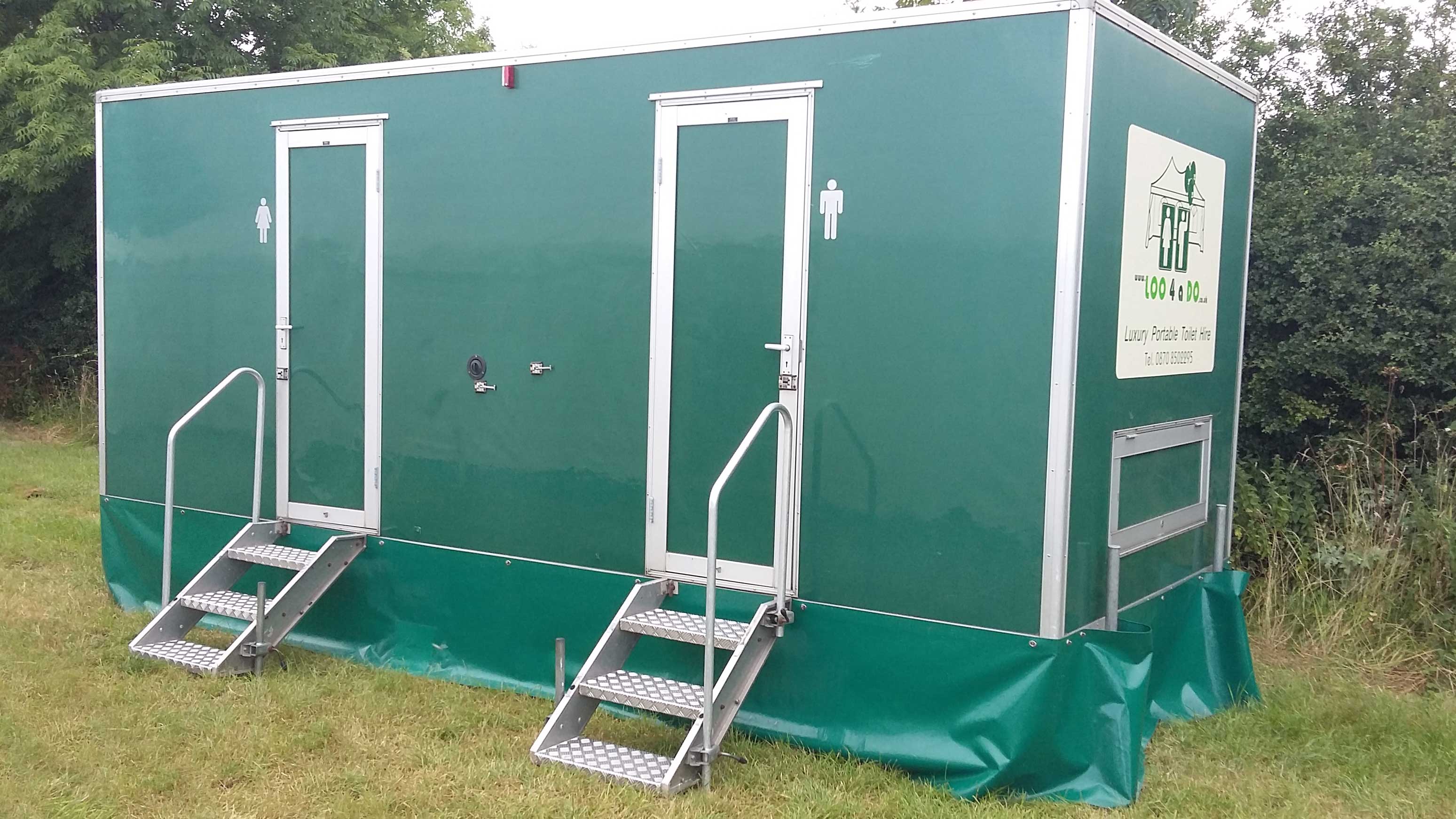 Executive toilet hire for events in Derbyshire